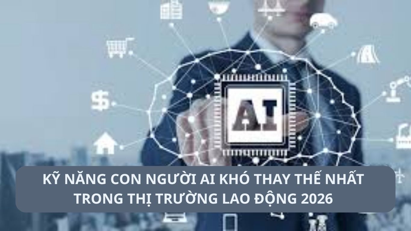 Kỹ năng con người AI khó thay thế nhất trong thị trường lao động 2026