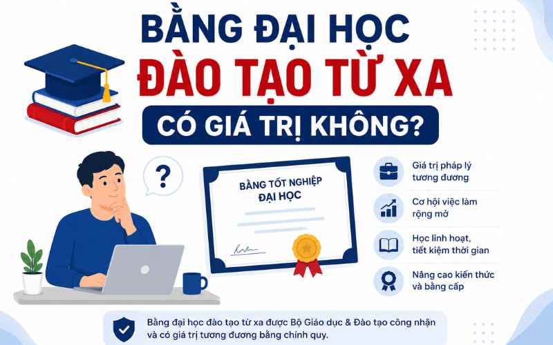 Bằng Đại Học Đào Tạo Từ Xa Có Giá Trị Không?