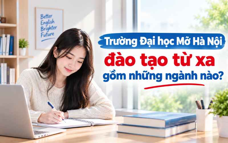Trường Đại học Mở Hà Nội đào tạo từ xa gồm những ngành nào?
