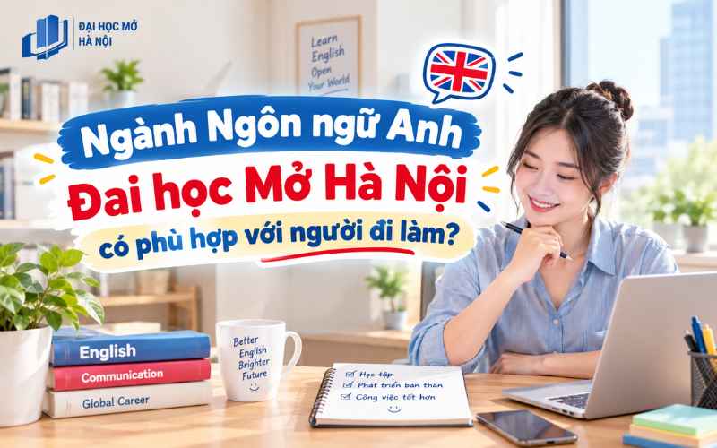 Ngành ngôn ngữ Anh Đại học Mở Hà Nội có phù hợp với người đi làm