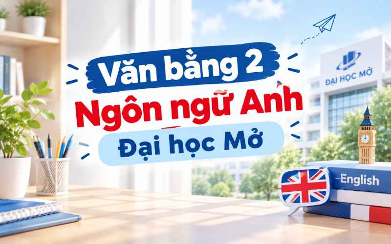Văn bằng 2 Ngôn ngữ Anh Đại học Mở: Chương trình, Học phí